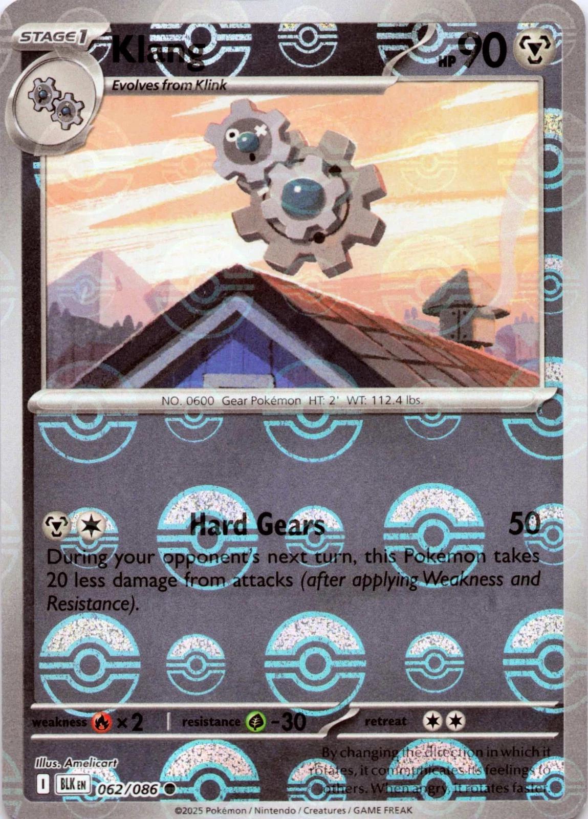 Black Bolt Klang [Poke-Ball] Pokémon card